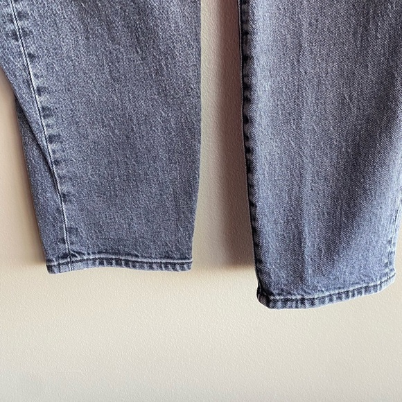 LEVI's Wedgie High Rise Tapered Straight Fit Icon Jeans Washed Black Size 29 - Picture 9 of 15